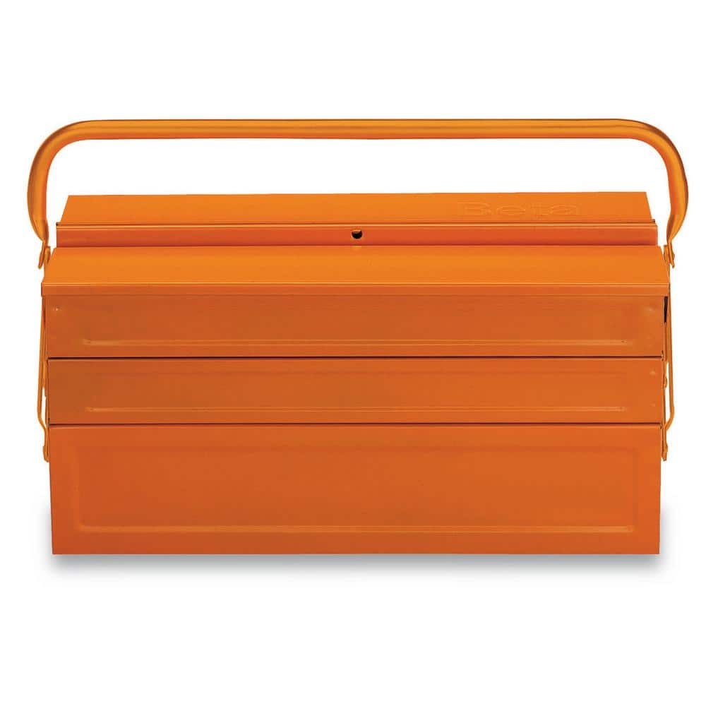 Beta 8 in. x 22 in. Cantilever Sheet Metal Tool Box in Orange C20L
