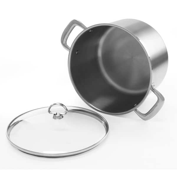 Chantal Induction 21 Steel® 8 qt Stainless Steel Stock Pot with Handles and  Lid - 10Dia x 7D