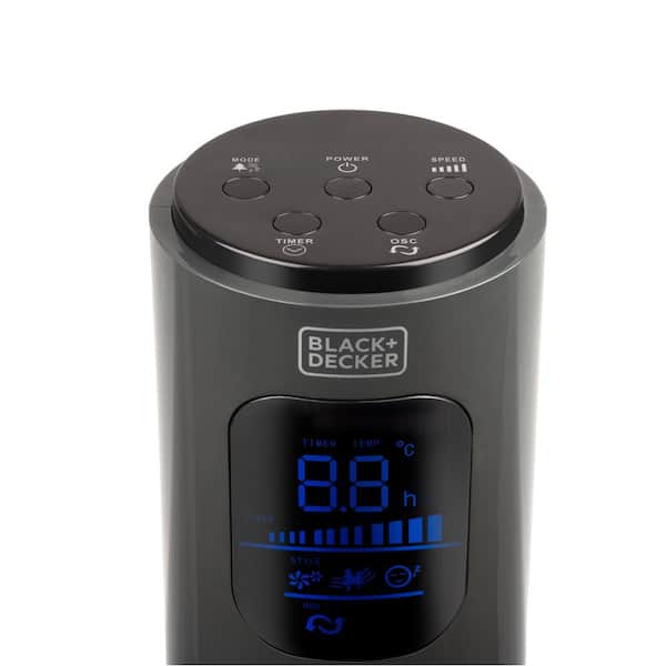 Black+Decker Digital Tower Fan Black BFTR36B - Best Buy