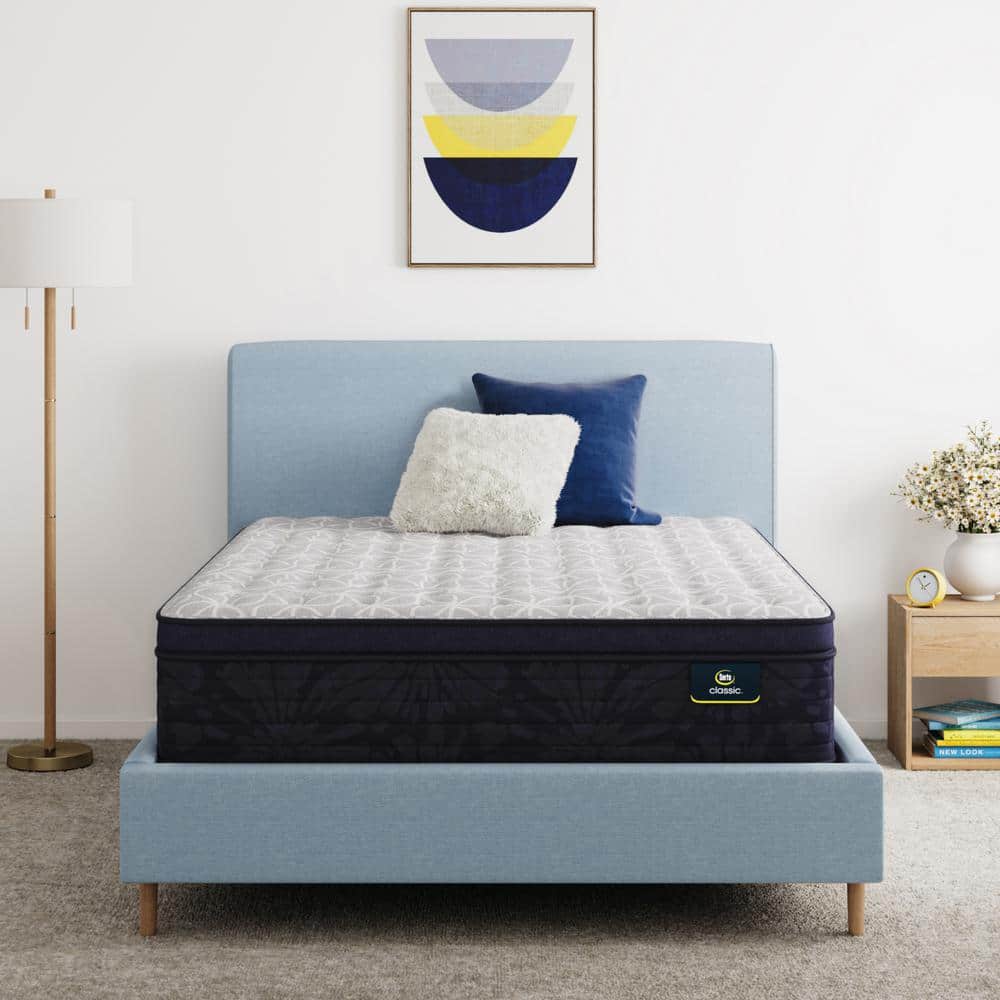 Serta Classic Clarks Hill Elite LTD Queen Plush Pillow Top 14.5 in. Mattress
