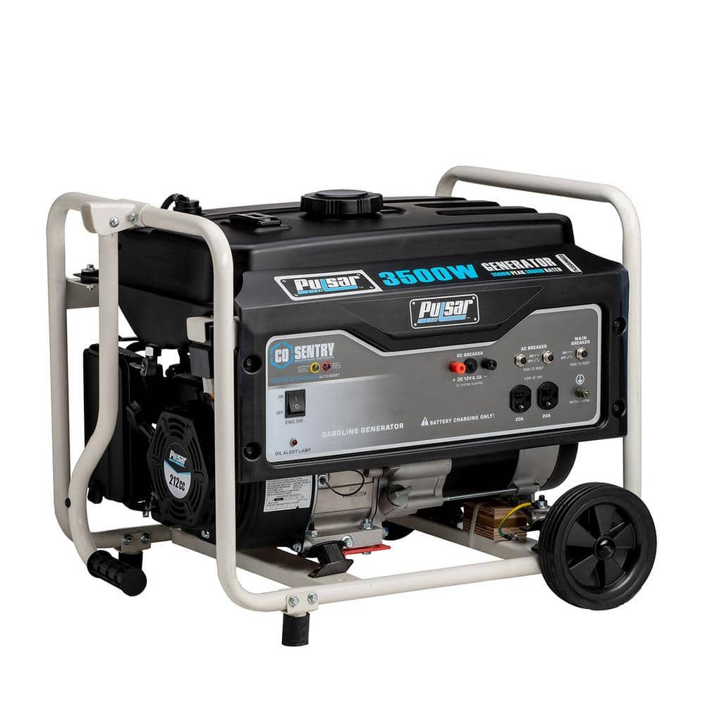 UPC 814726027162 product image for 3,500-Watt/3,000-Watt Fuel with Recoil Start Portable Home Gas Power Generator w | upcitemdb.com