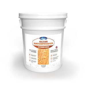 5 gal. Clear Water-Based Waterproofing Exterior Wood Sealer