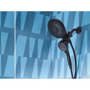 Engage Single Handle 6-Spray Tub and Shower Faucet with Magnetix Rain shower 1.75 GPM in. Matte Black (Valve Included)