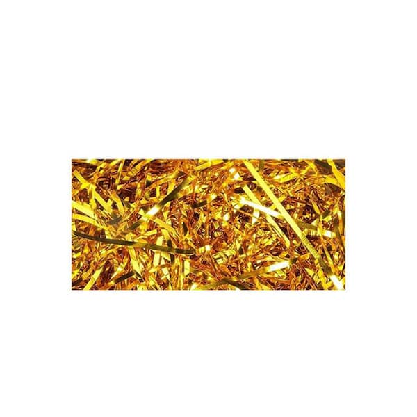 N/A 150g 5.63 x 4.41 x 3.15 in. PP Plastic Crinkle Cut Paper Shred Filler for Gift Wrapping and Basket Filling