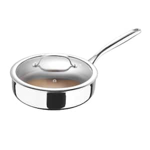 Giro 3 qt. Stainless Steel Nonstick Saute Pan with Lid