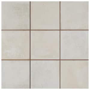 Kings Etna White 13-1/8 in. x 13-1/8 in. Ceramic Floor and Wall Tile (12.2 sq. ft./Case)