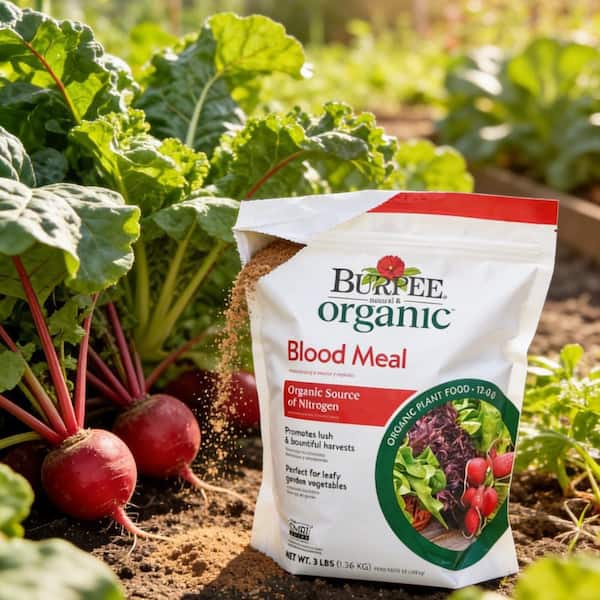 Primehome Organic Blood Meal Fertilizer 3 lb., Natural Nitrogen for  Vegetables Soil Health, Pest Repellent for Some Animals HD-VANK-OF-1