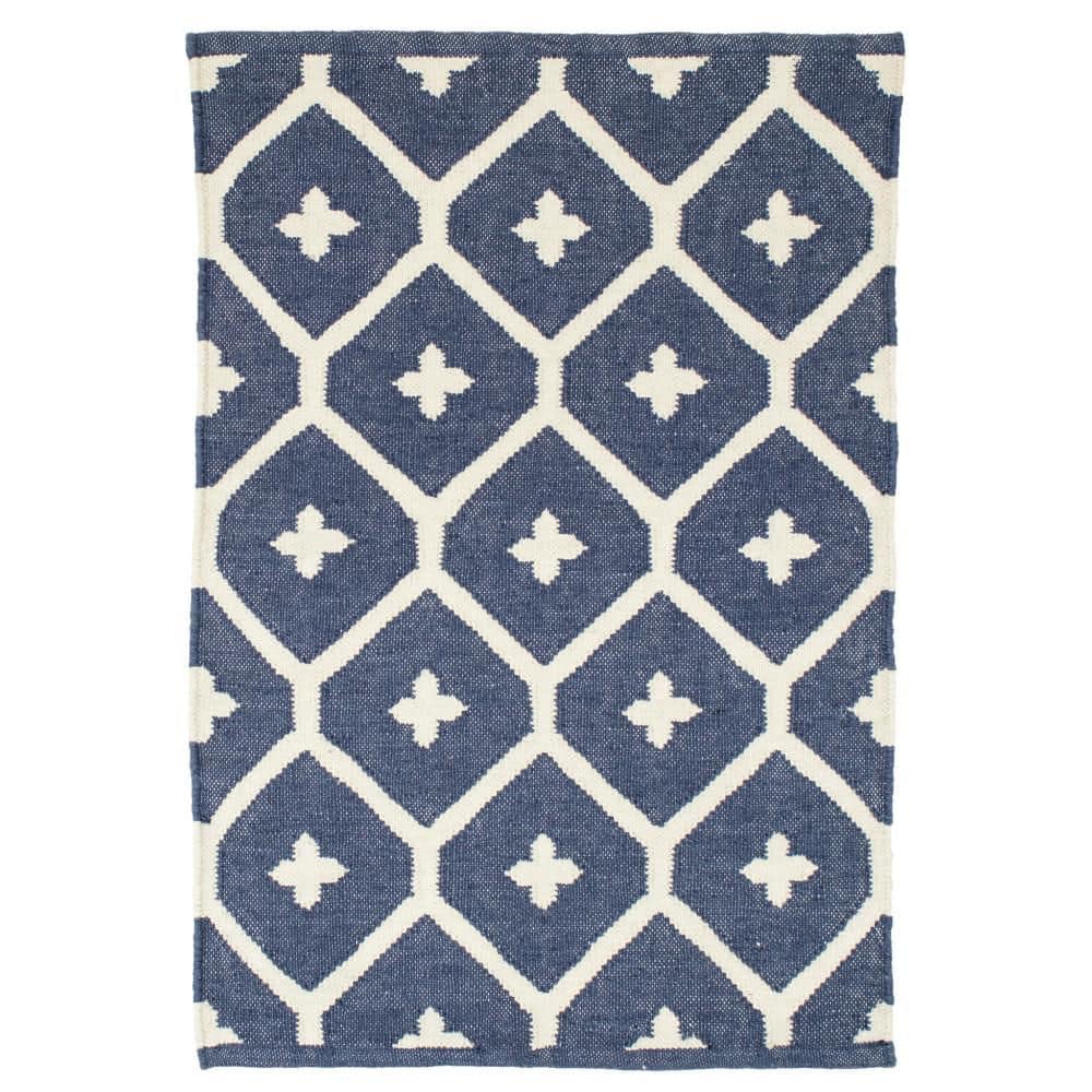 Elizabeth Handwoven Navy 5 ft. x 8 ft. Outdoor Area Rug price history on PriceWatchPro