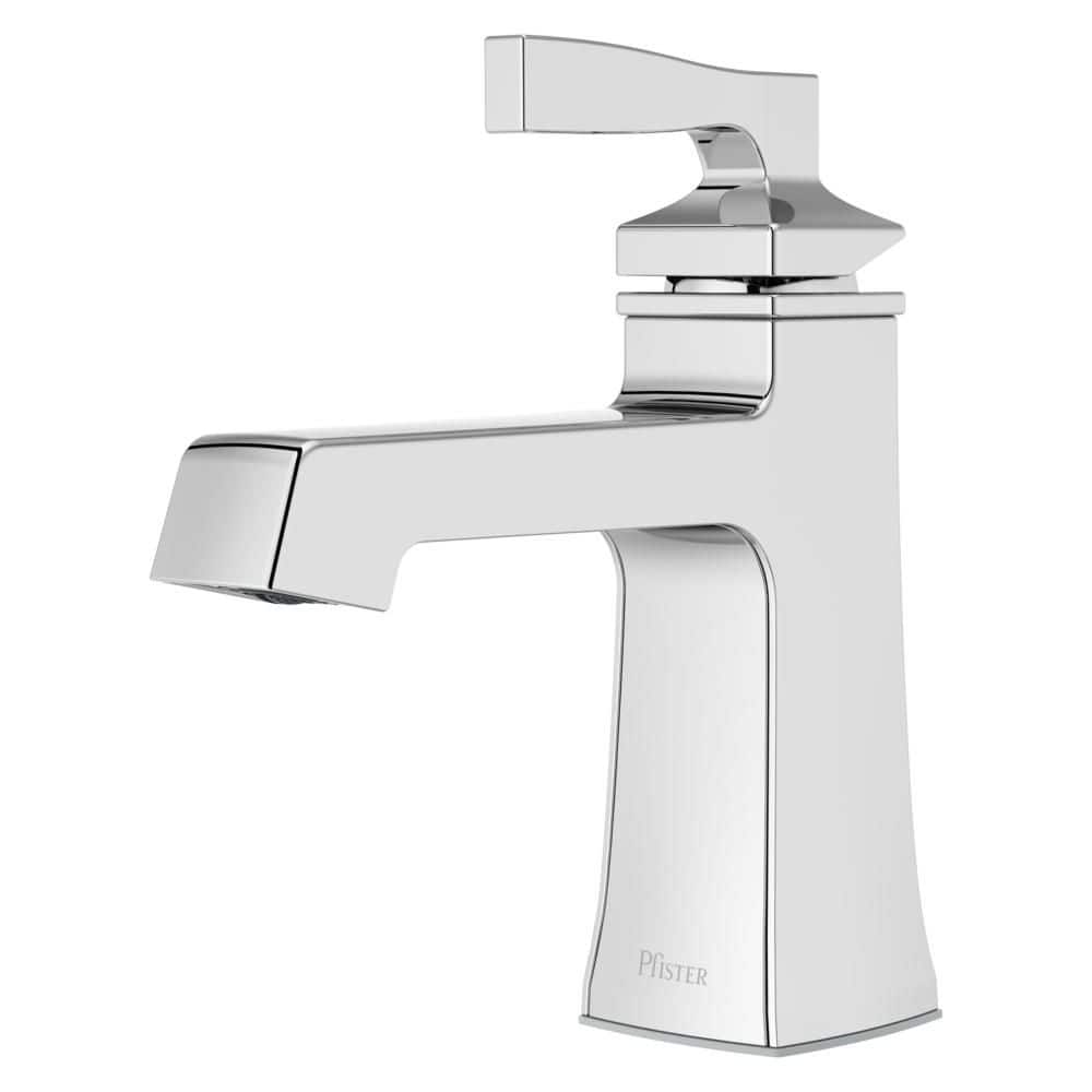 Holliston Single Handle Single Hole Bathroom Faucet with Deckplate and Drain Kit Included in Polished Chrome price history on PriceWatchPro
