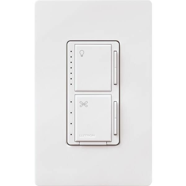Lutron Maestro Fan Control and Light Dimmer for dimmable LEDs 