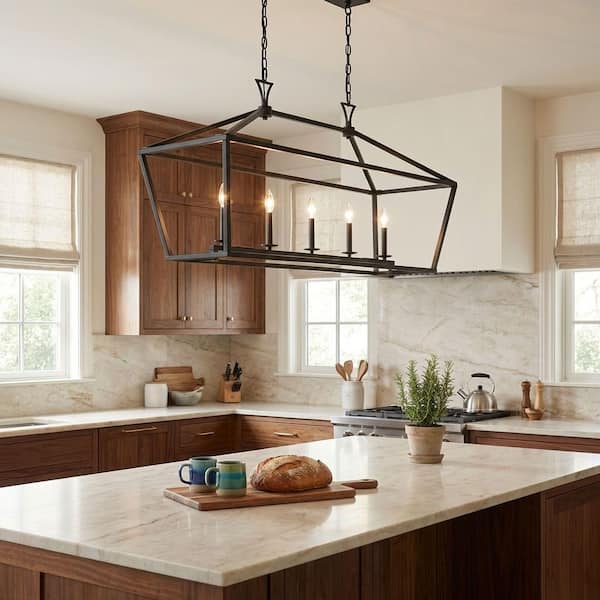 Savoy House Townsend 44 in. W x 23.5 in. H 5-Light Matte Black