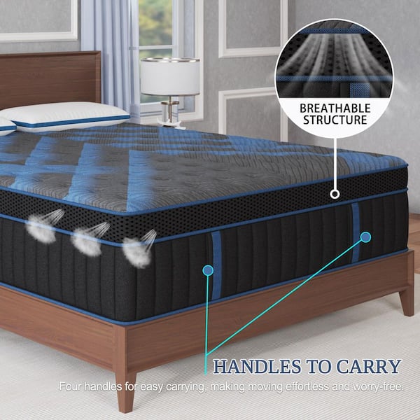 Skyhedon Full Size Medium Firm 14 in. Memory Foam Hybrid Mattress