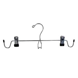 Chrome Metal Cami and Skirt Hangers 12-Pack