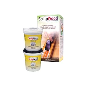 1 qt. SculpWood Paste Two Part Epoxy Paste Kit with 16 oz. Resin 16 oz. Hardener