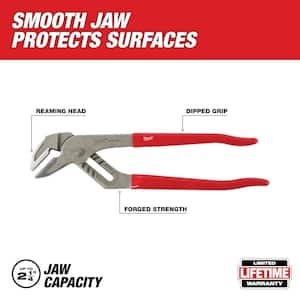12 in. Dipped Grip Smooth Jaw Pliers