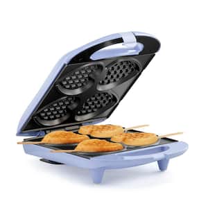 760 W 4-Section Heart-Shaped American Waffle Maker, Lavender