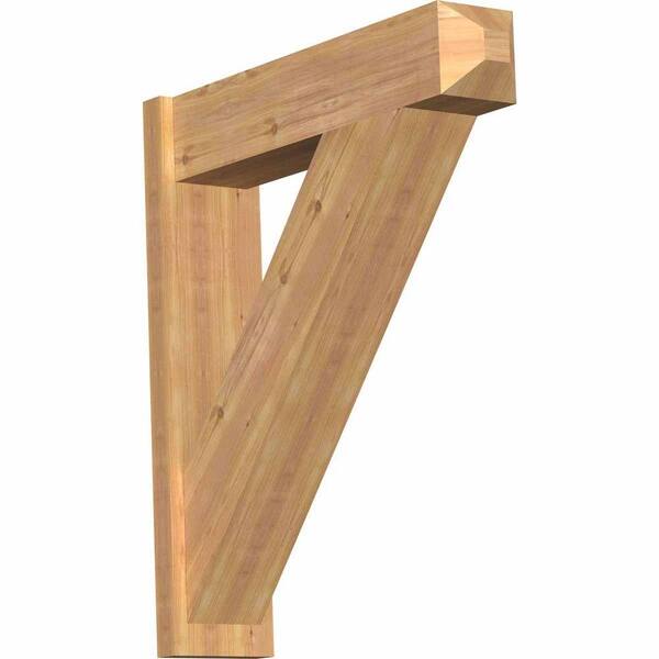Ekena Millwork 8 in. x 36 in. x 32 in. Western Red Cedar Traditional Craftsman Smooth Outlooker