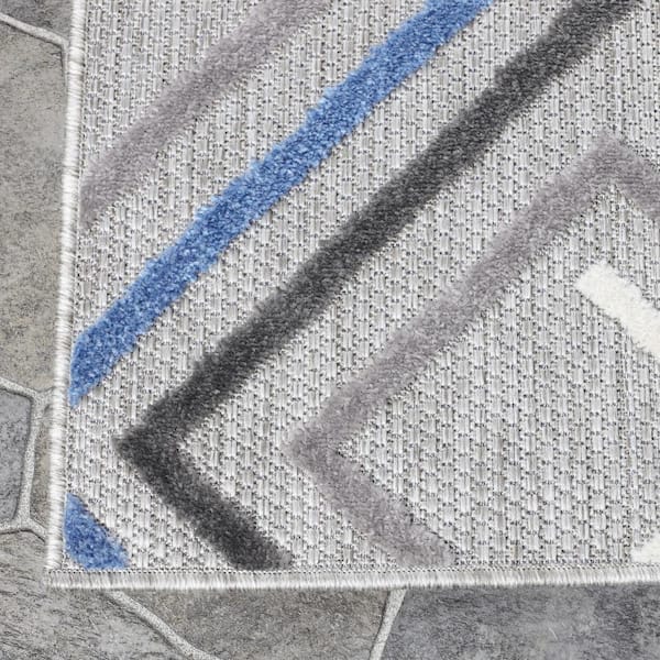 Nordic Geometric Lattice Outdoor Carpets Multifunction Outdoor