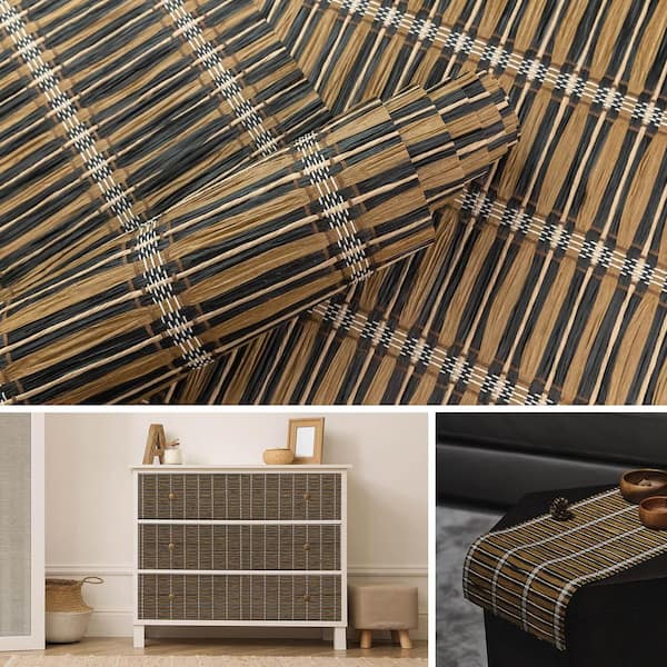 Godear Design Safari Faux Grasscloth Non-Pasted Wallpaper Roll (Covers 15.33 Sq. Ft.)