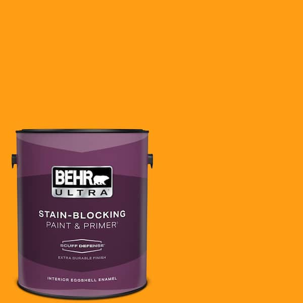 BEHR ULTRA 1 gal. #S-G-290 Orange Peel Extra Durable Eggshell Enamel Interior Paint & Primer