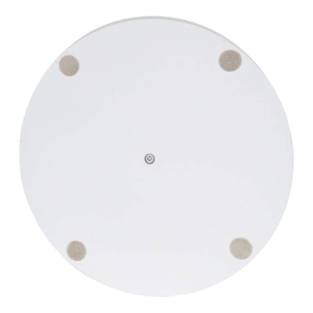 Lipton Glamorous White and Gold Round Metal Two-Tier Tray