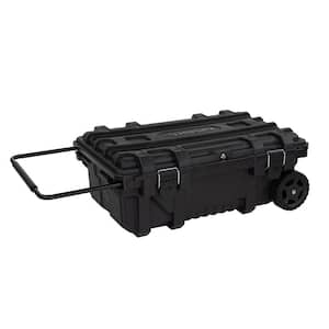 Black Medium 37 in. Heavy Duty Rolling Toolbox with Keyed Lock