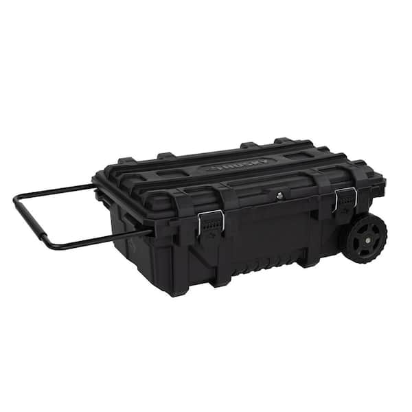 23 in. Black Heavy Duty Medium Rolling Toolbox with Keyed Lock