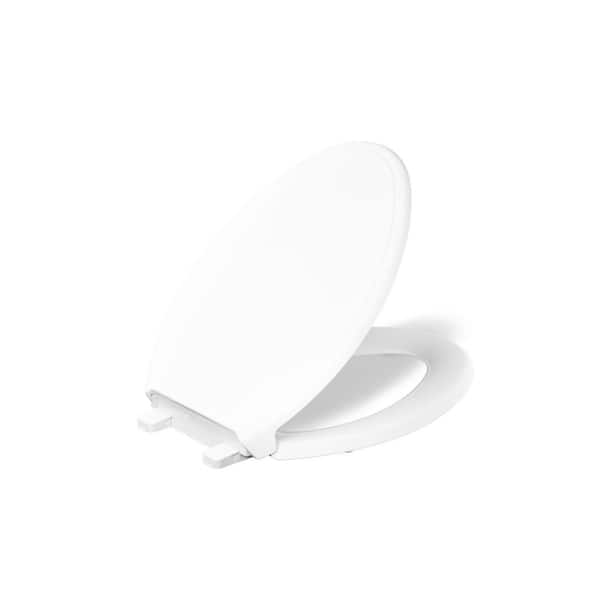 Memoirs Elongated Front Toilet Seat in White