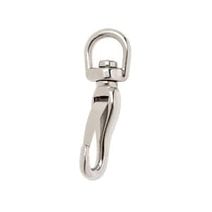 Everbilt 1 in. x 4-1/4 in. Nickel-Plated Swivel Bolt Snap 43994
