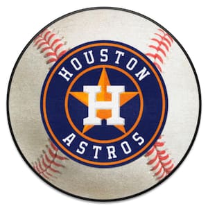 MLB Houston Astros Photorealistic 27 in. Round Baseball Mat