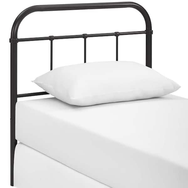 MODWAY Serena Brown Twin Steel Headboard