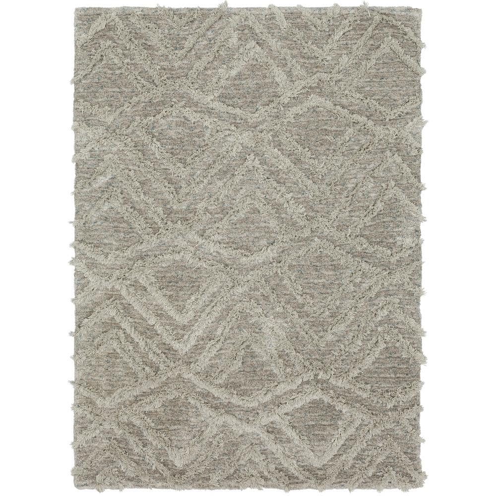 Mohawk Home Zafi Gray 4 ft. 11 in. x 7 ft. Shag Area Rug 683702 - The Home  Depot