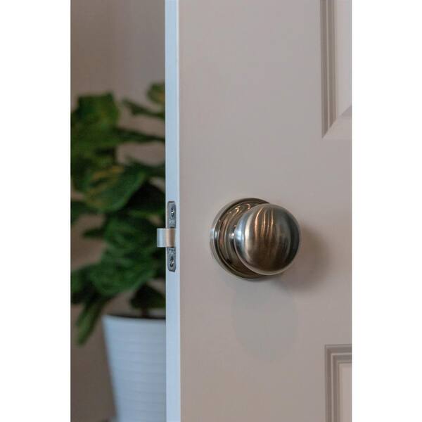 Satcher Dummy Door Knob with Knurled Lever Handle