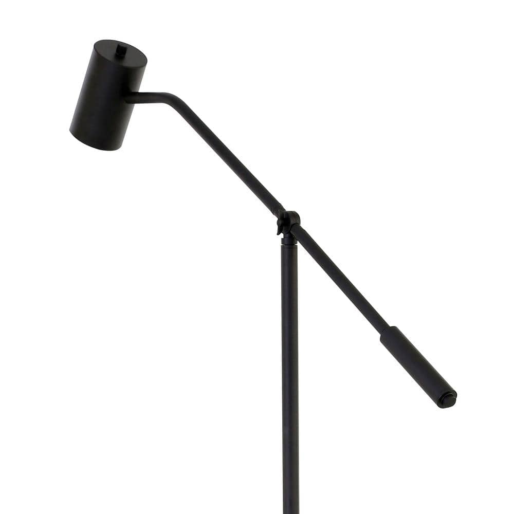 Willis 60" Blackened Bronze Adjustable Pharmacy Floor Lamp