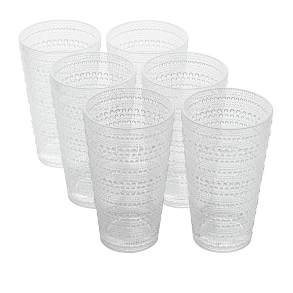 Santa Fe 22 oz. Clear Acrylic Ice Tea Glass (Set of 6)