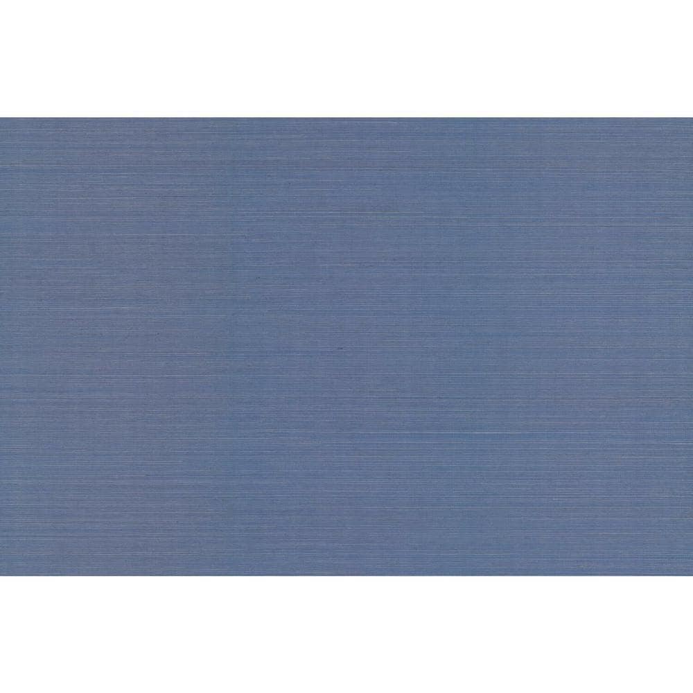 Palette 24' L x 36" W Blue Grasscloth Wallpaper Roll