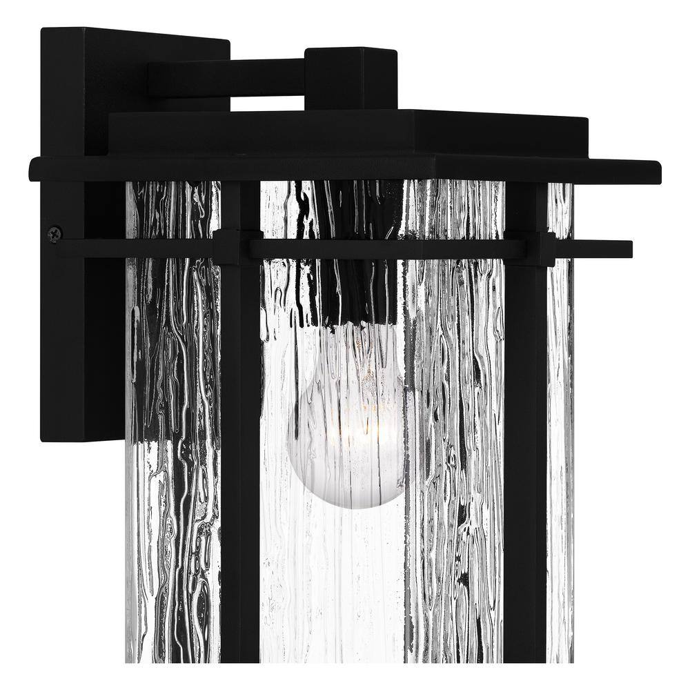 Earth Black Aluminum Dimmable Direct Wired Electric Sconce
