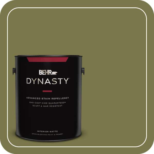 BEHR DYNASTY 1 gal. #S340-7A Garnish Matte Interior Stain-Blocking Paint & Primer