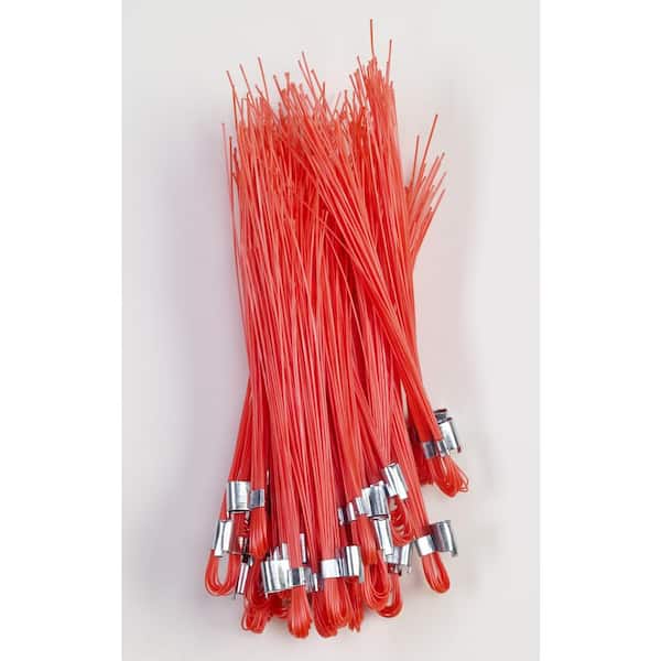 Mutual Industries 6 in. Glo-Orange Stake Whiskers (500 per Box)