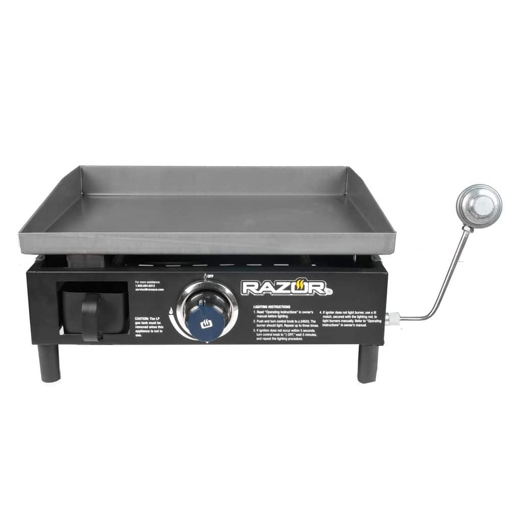 Razor 1-Burner Portable LP Gas Griddle in Black