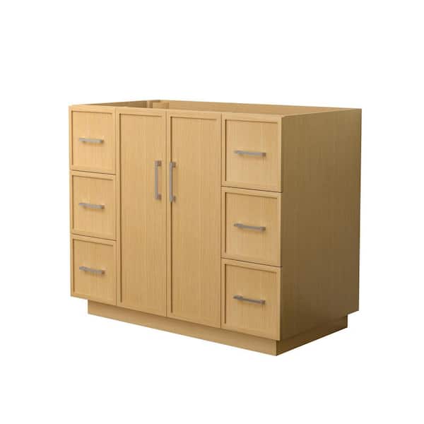 Elan TK 41 in. Bath Vanity Cabinet without Top in Light Oak Assembled