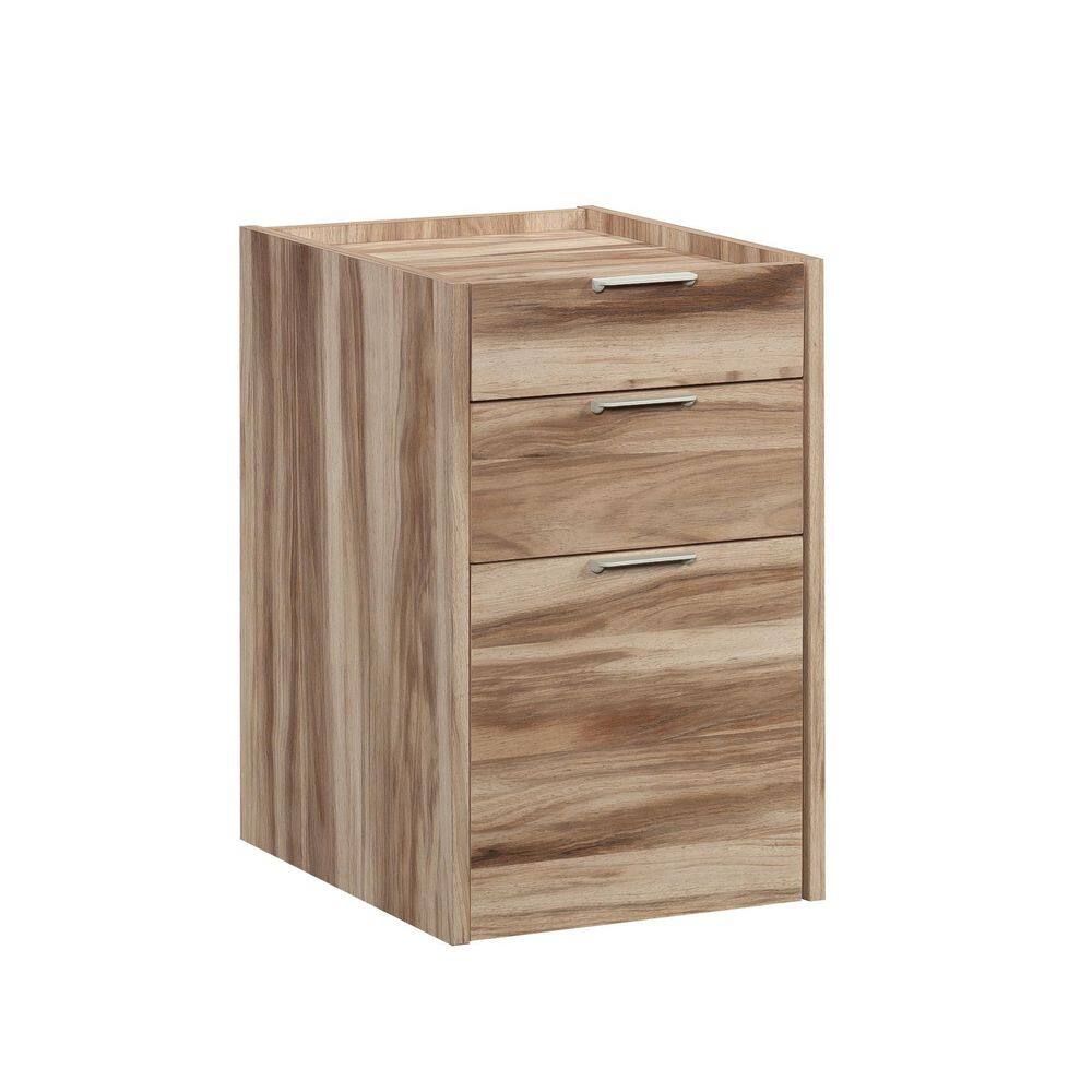 Bergen Circle Kiln Acacia Mobile File Cabinet (Comes Fully Assembled)
