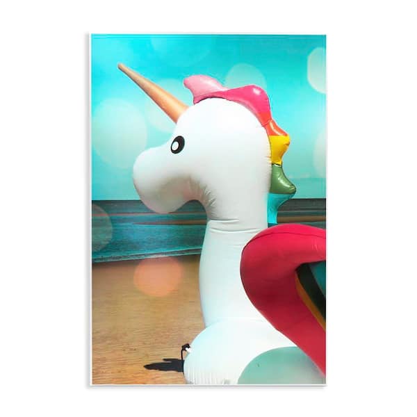 Stupell Industries Unicorn Basking in Bokeh by Graffi*Tee Studios Unframed Fantasy Graphic Art Print 15 in. x 10 in.