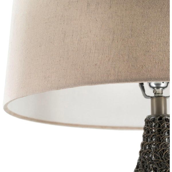Lampe Berger Boule Taupe/Silver Lamp - Khaya Home Decor & Design