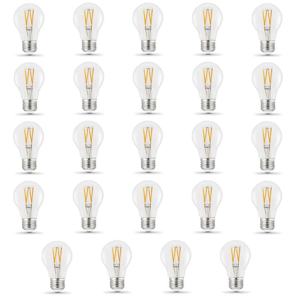 40-Watt Equivalent A19 Dimmable CEC 90+ CRI Indoor Clear Glass E26 Medium B