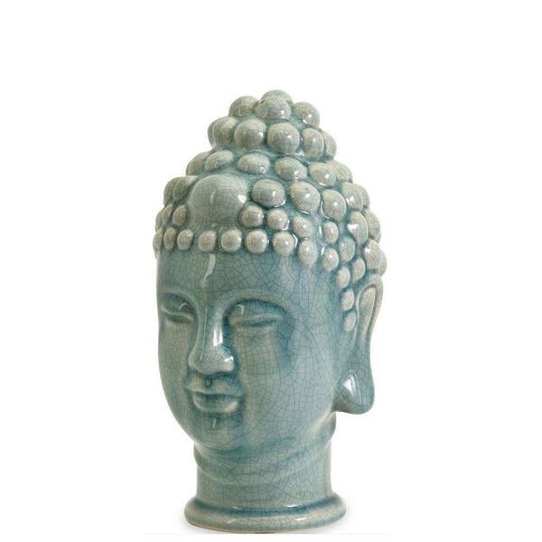 IMAX Taibei Blue Ceramic Buddha Head