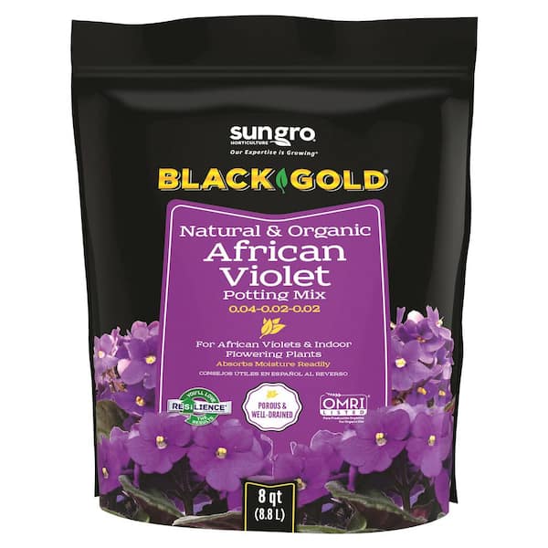 BLACK GOLD 8 qt. Natural and Organic African Violet Potting Mix