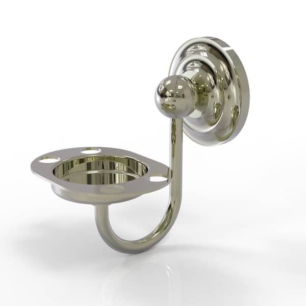Allied Brass Prestige Que New Tumbler and Toothbrush Holder in Polished Nickel