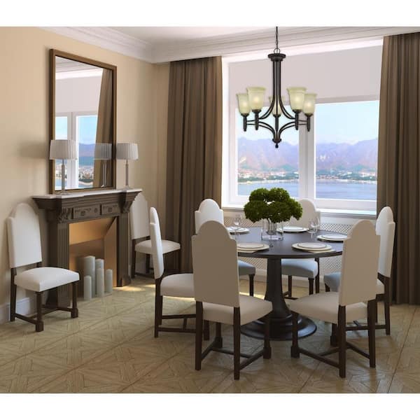 Montrose 5-Light Oil Rubbed Bronze with Highlights Chandelier