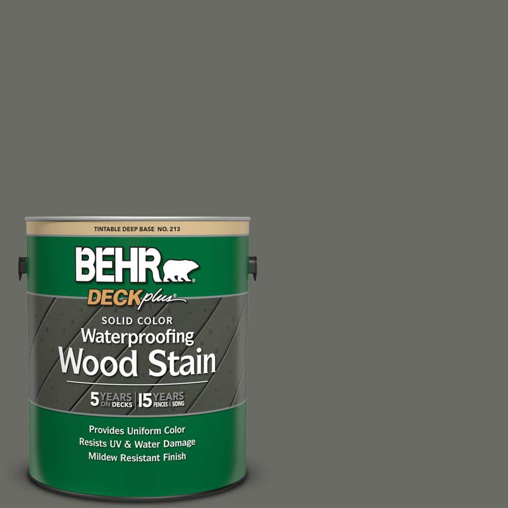 1 gal. #PPU18-18 Mined Coal Solid Color Waterproofing Exterior Wood Stain